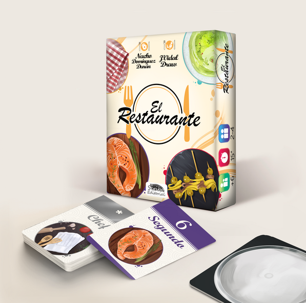 "El Restaurante" is a frenetic and fast card game based on serve tables in the correct order.