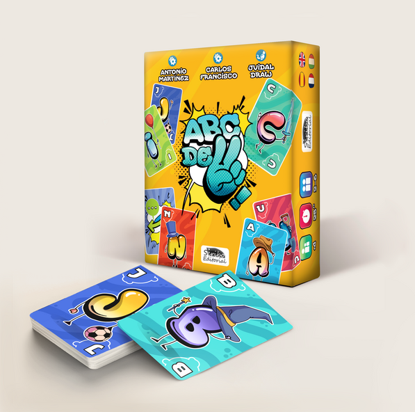 "ABCDe2" a card game of build words perfect for all the ages.