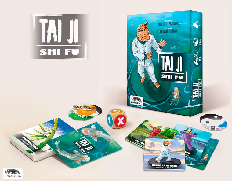 Illustrations and art direction of the first TaiChi card game on the market. Game creation by Andrés Pascual.